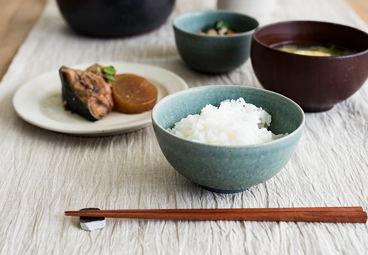 ごはん茶碗 淡青磁